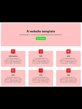 User-friendly template (Red)