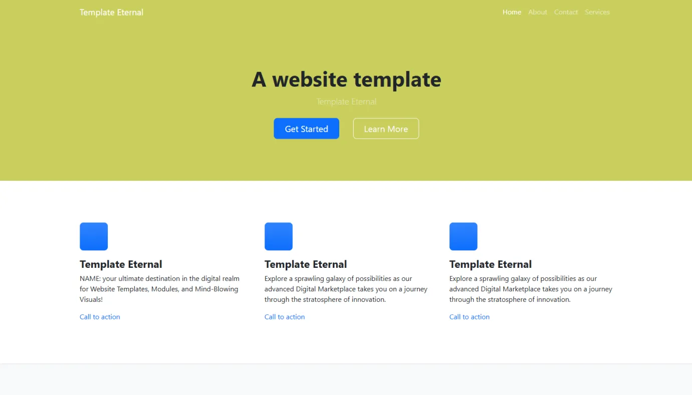 Digital marketplace template (Yellow)