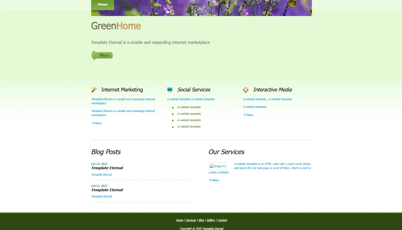 Environment template (Purple)