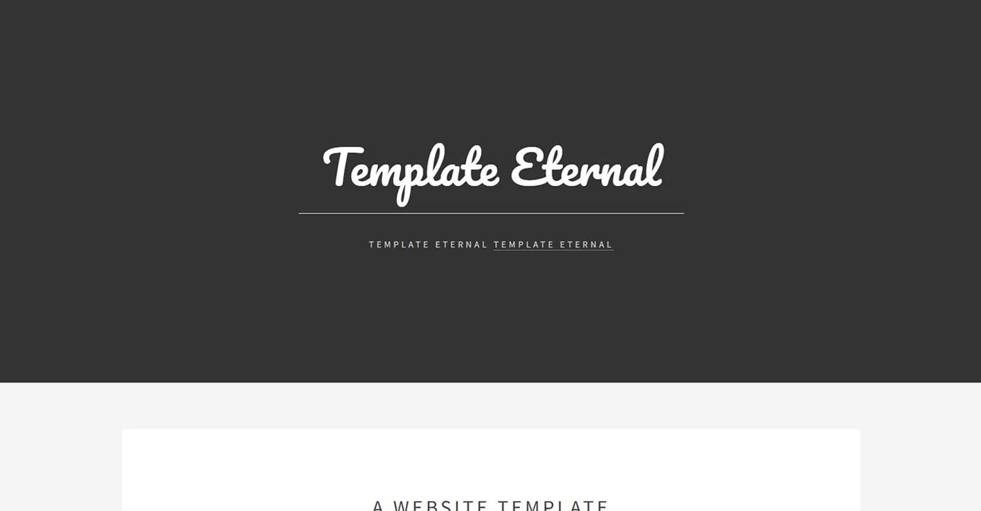 Landing page (Black)