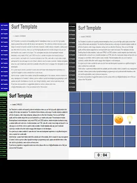 Vintage website templates bundle