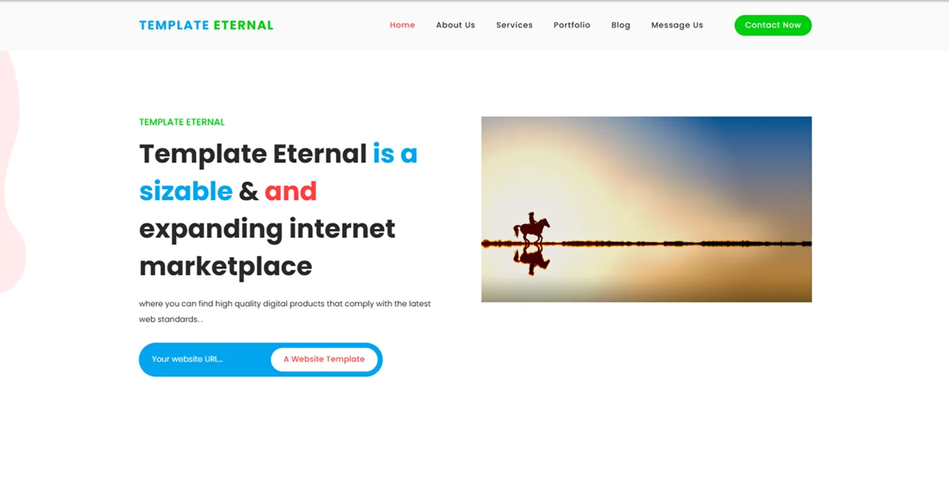 Marketplace template (Green)