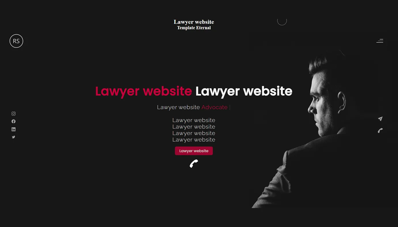 Law firm template (Graphite)