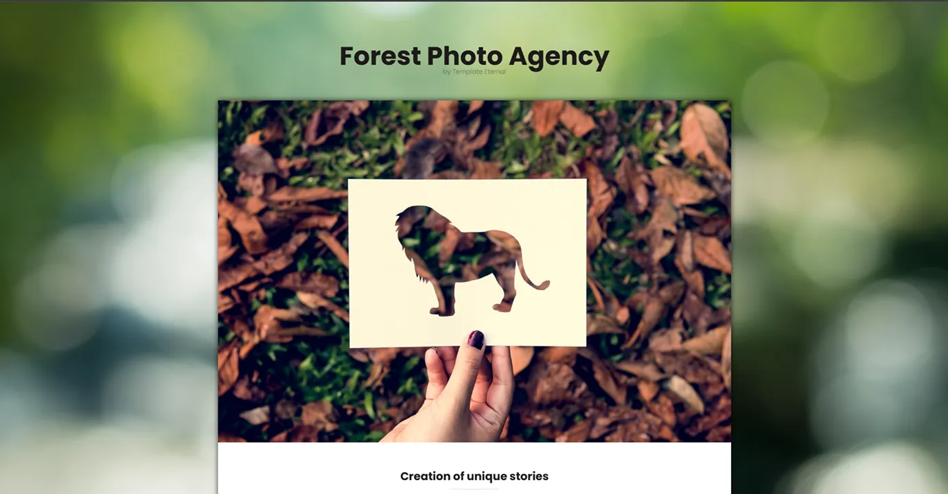 Forest agency template