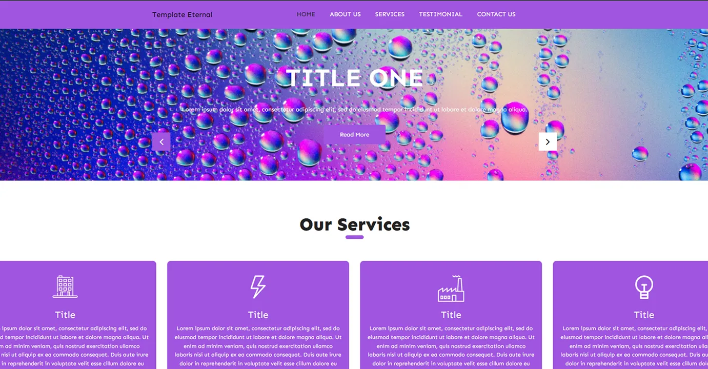 Moving slides template (Purple)