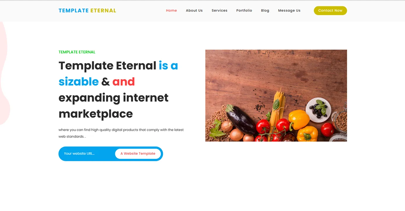 Marketplace template (Yellow)