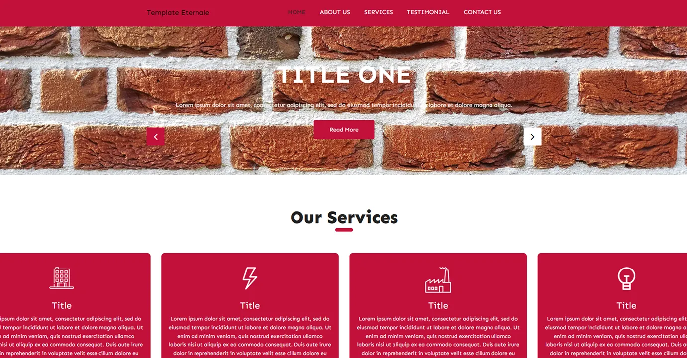 Moving slides template (Red)