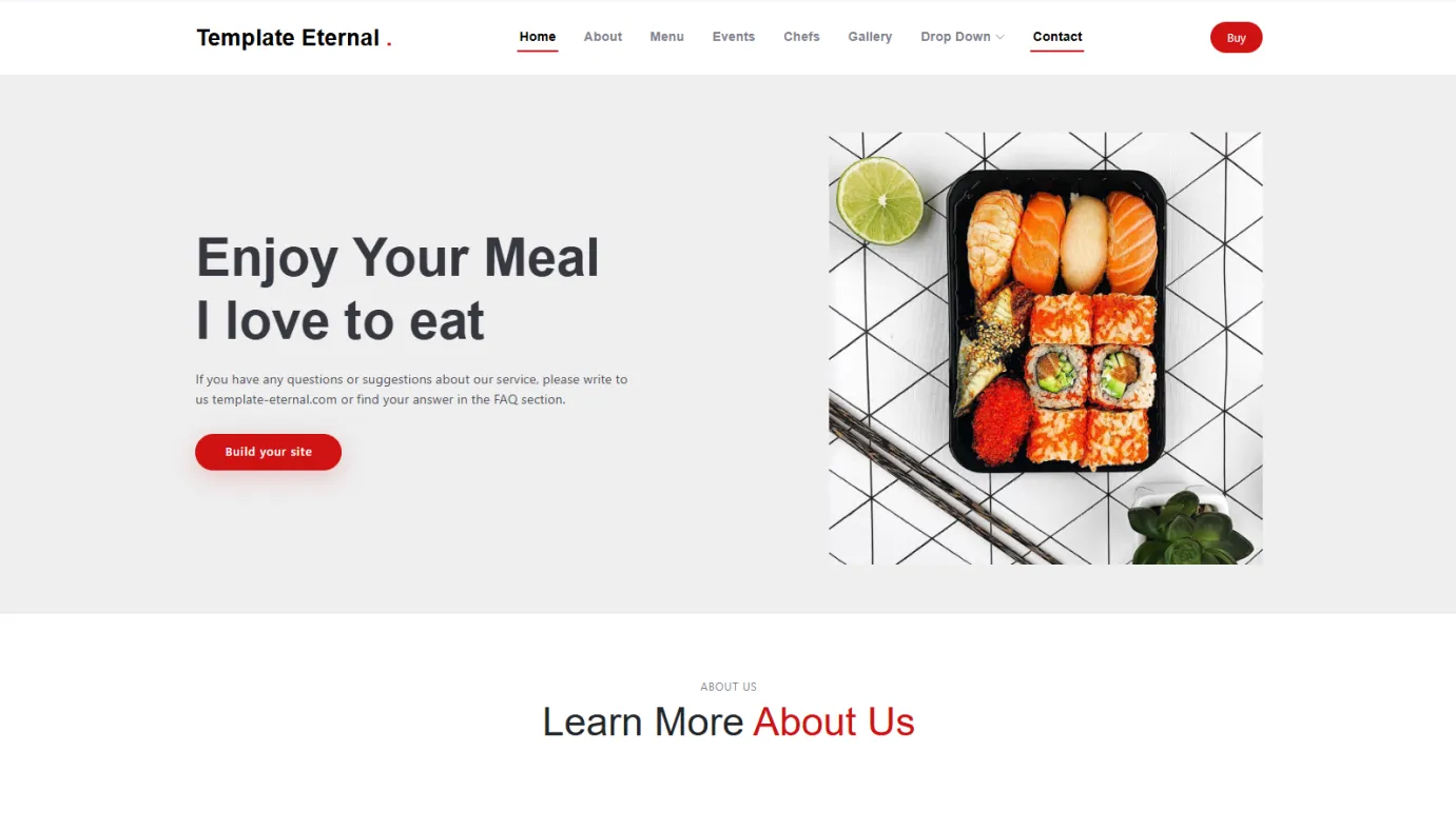 Food template (Red)