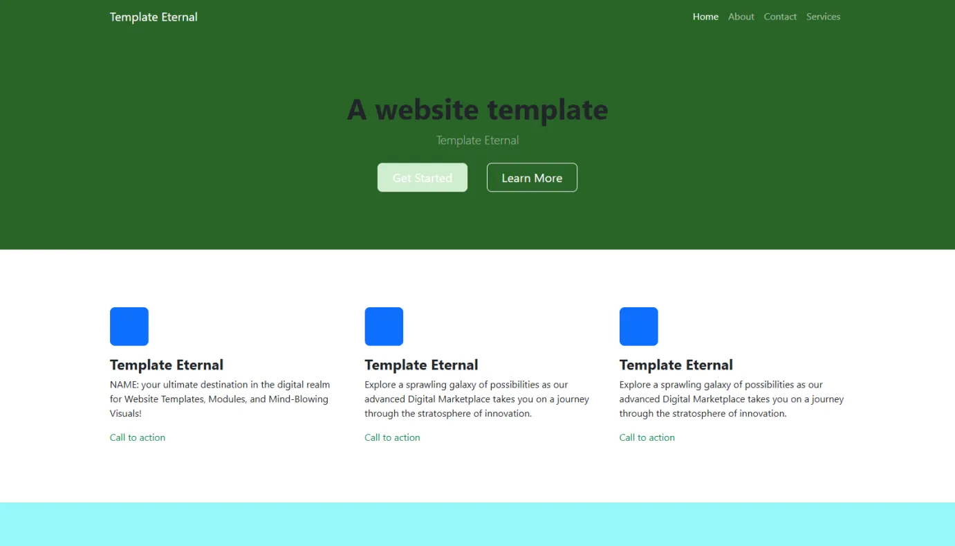 Digital marketplace template (Green)