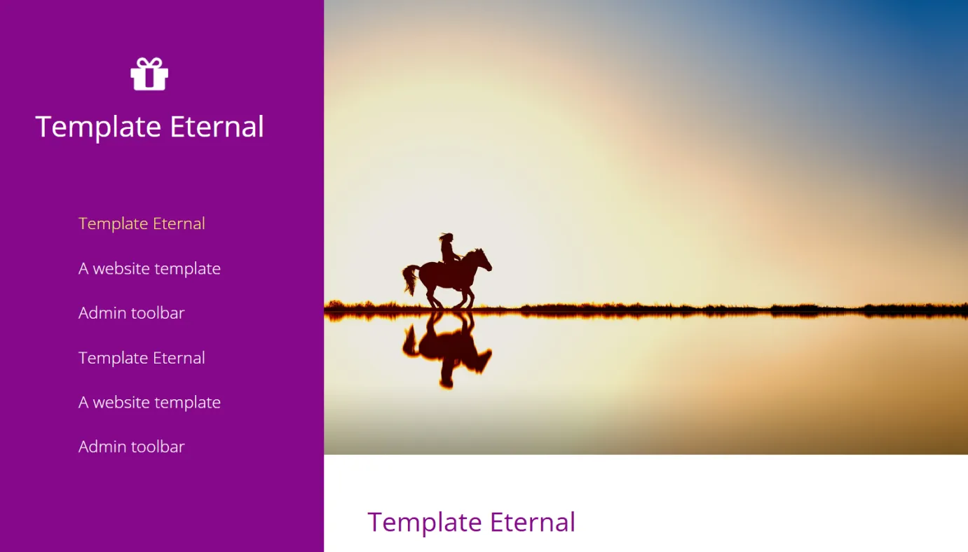 Gift template (Purple)