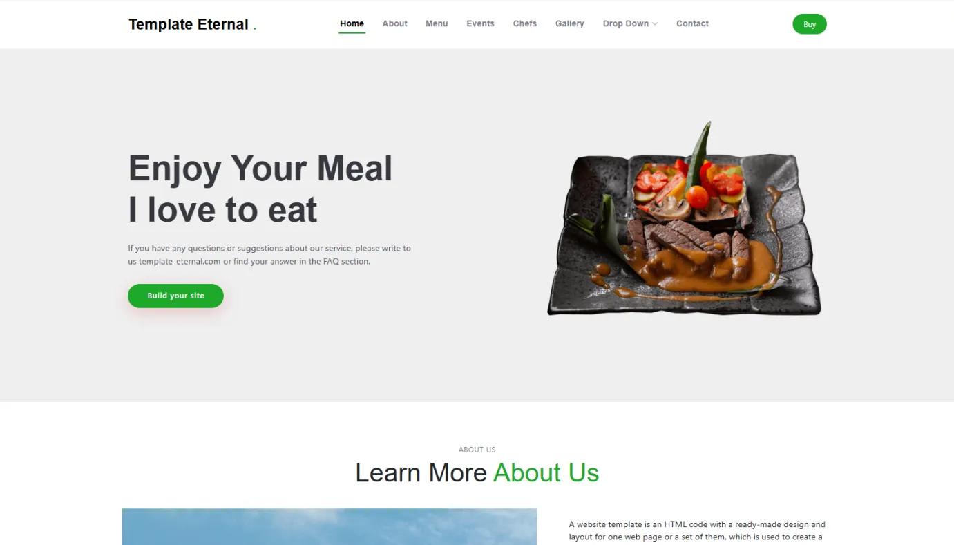Food template (Green)