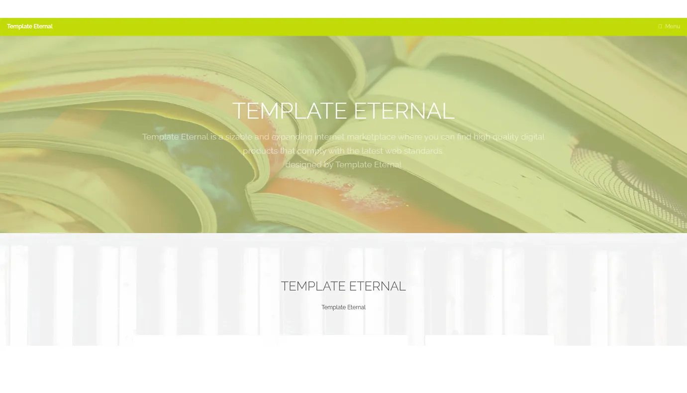 Universal template (Yellow)
