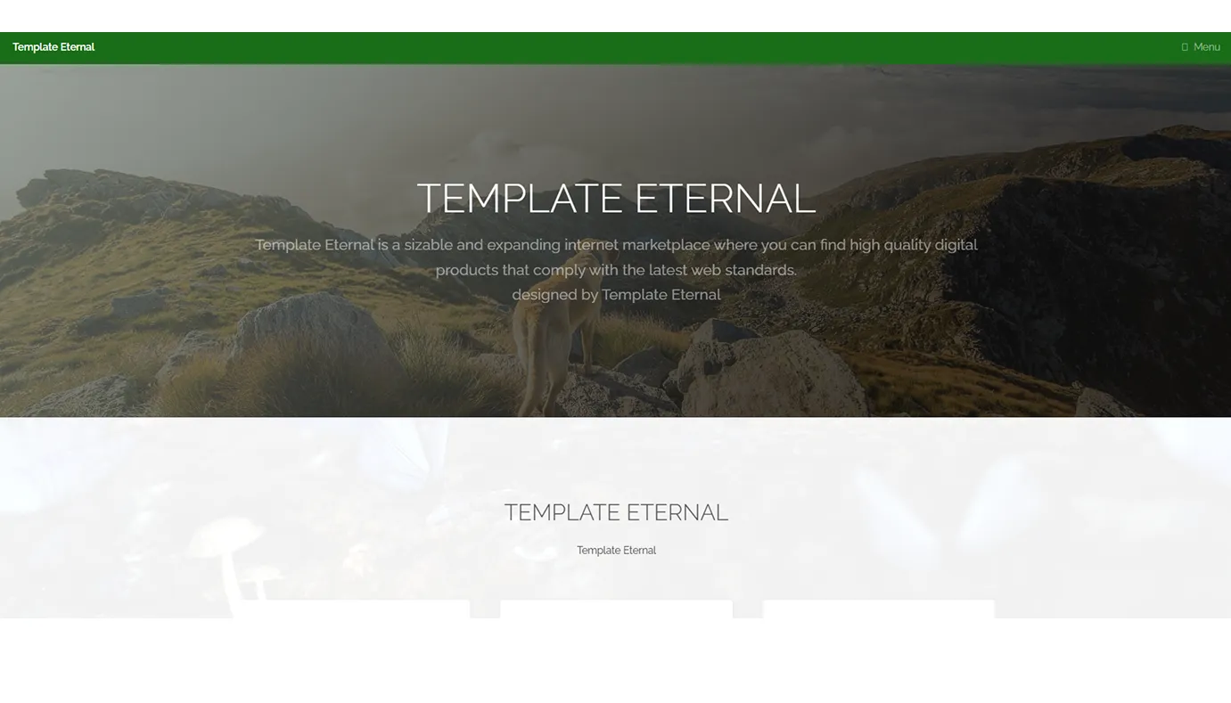 Universal template (Green)